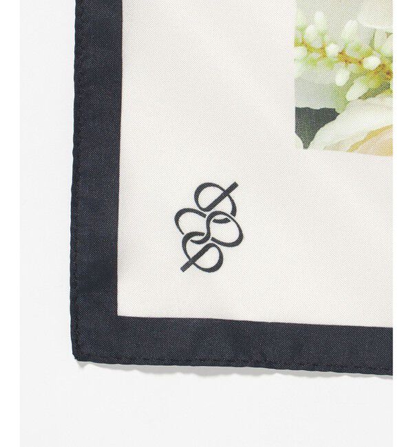 自由区「【カトリエムブーケ】La boroderie de Laurent ブーケモチーフマルチスカーフ」|バンダナ・スカーフ|