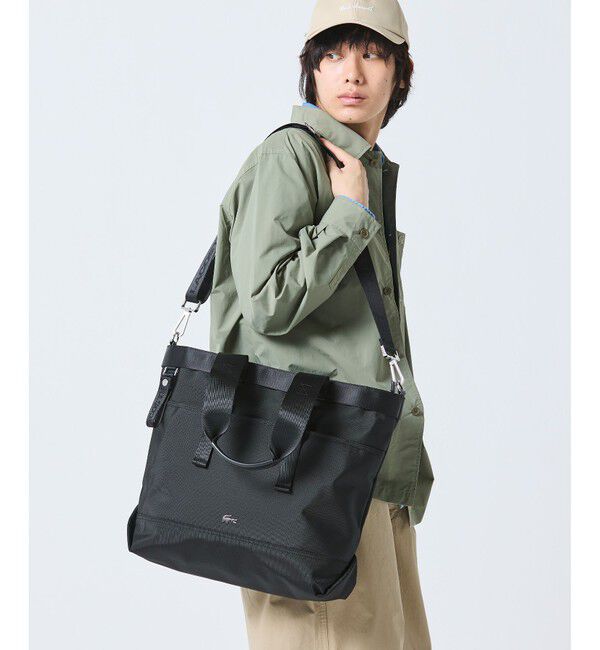 LACOSTE「コメ PCポケットラージトートバッグ」|トートバッグ|
