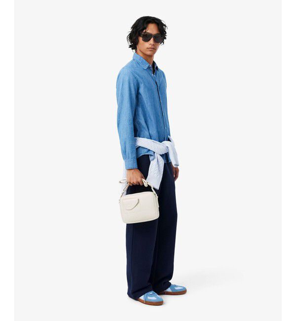 LACOSTE「クラブ ラコステ グレインレザー コンパクトショルダーバッグ」|ショルダー・メッセンジャー|