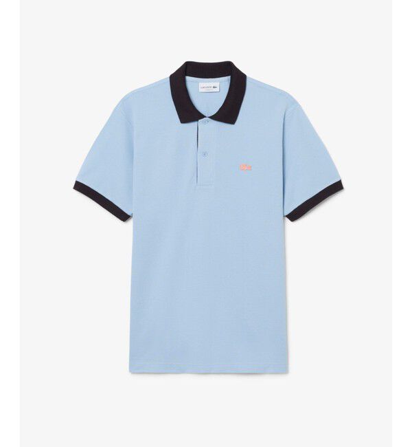 LACOSTE「配色コントラストリブ 2トーンポロシャツ」|ポロシャツ|