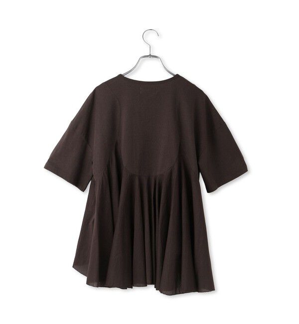 SALON adam et rope'「【AAYUSHI（アユーシ） for SALON】別注ペプラムラッフルTシャツ」|Tシャツ・カットソー|