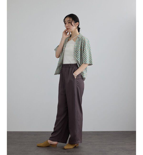 SALON adam et rope'「リバティオープンカラーシャツ」|シャツ・ブラウス|