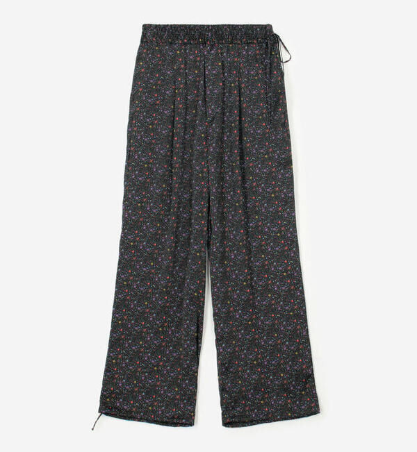  「TICCA | リトルフラワープリント ワイドイージーパンツ WOMEN」|チノ|