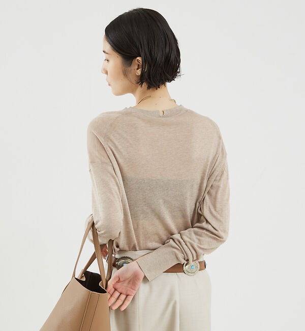 The Store by C' 「【COCUCA】シルクニットプルオーバー」|ニット・セーター|