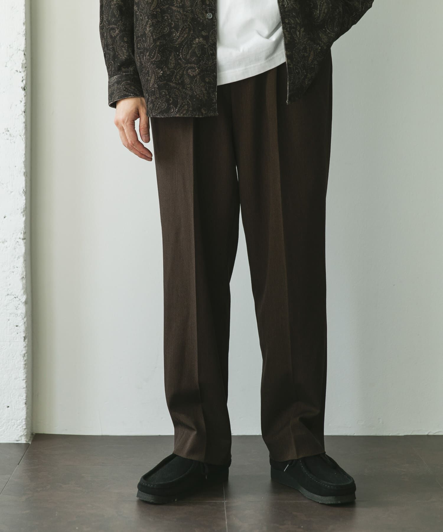 URBAN RESEARCH DOORS「『仁村紗和さん着用』『UR TECH』完声2タックワイドトラウザー」|その他|
