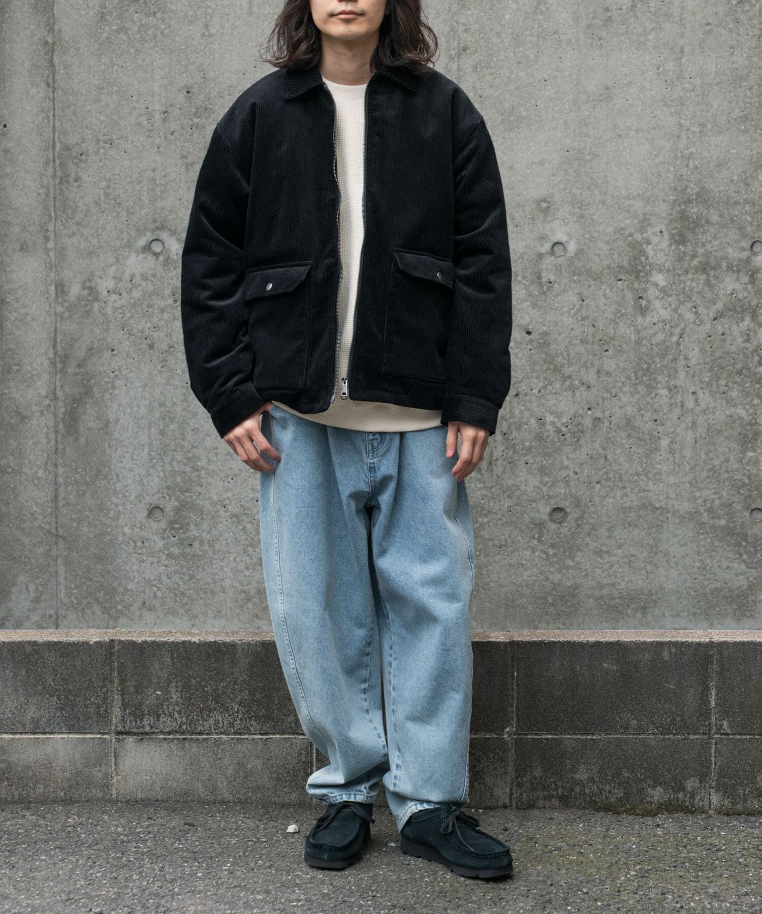 Sonny Label 「パデッドショートジップブルゾン」|ブルゾン・スタジャン|
