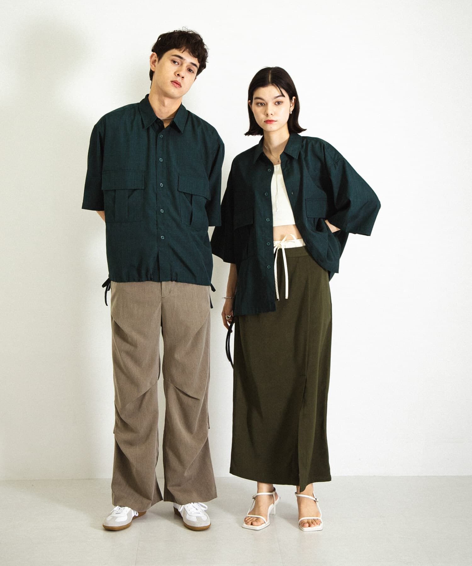 SENSE OF PLACE by URBAN RESEARCH「CPOサイドデザインルーズシャツ」|シャツ・ブラウス|
