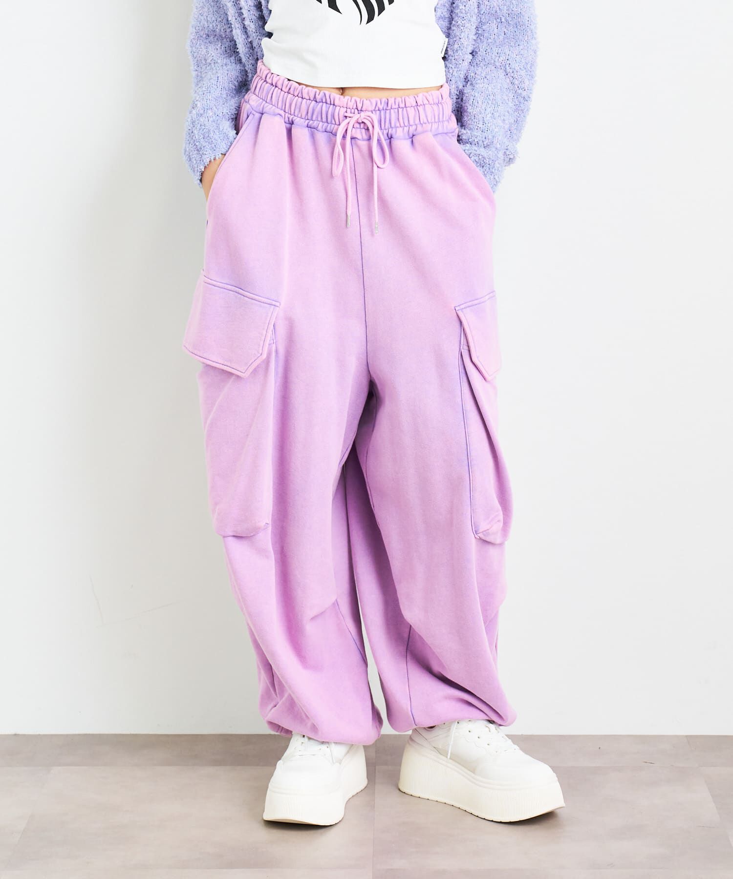 SENSE OF PLACE by URBAN RESEARCH「ANNA SUI NYC　ビッグポケットバギースウェットパンツ」|その他|
