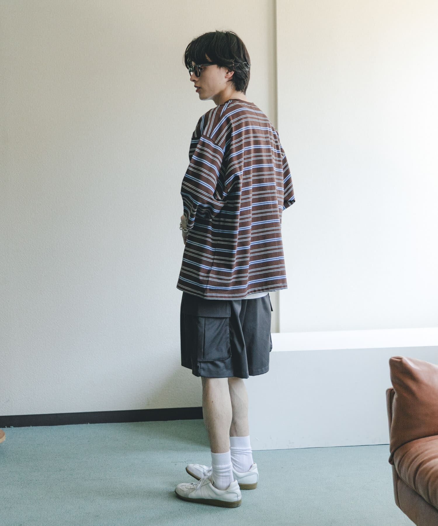 SENSE OF PLACE by URBAN RESEARCH「ボーダーエクストラルーズTシャツ」|Tシャツ・カットソー|