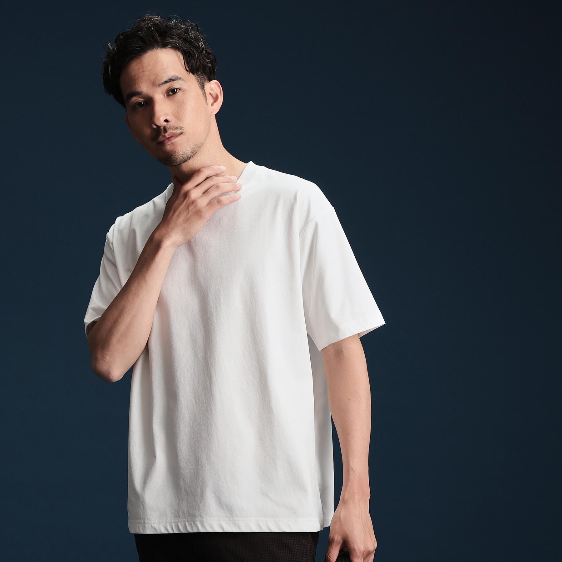 THE SHOP TK「PERFECTEE/パーフェクティー　接触冷感/吸水速乾/UVカット/防シワ/洗濯機OK」|Tシャツ・カットソー|
