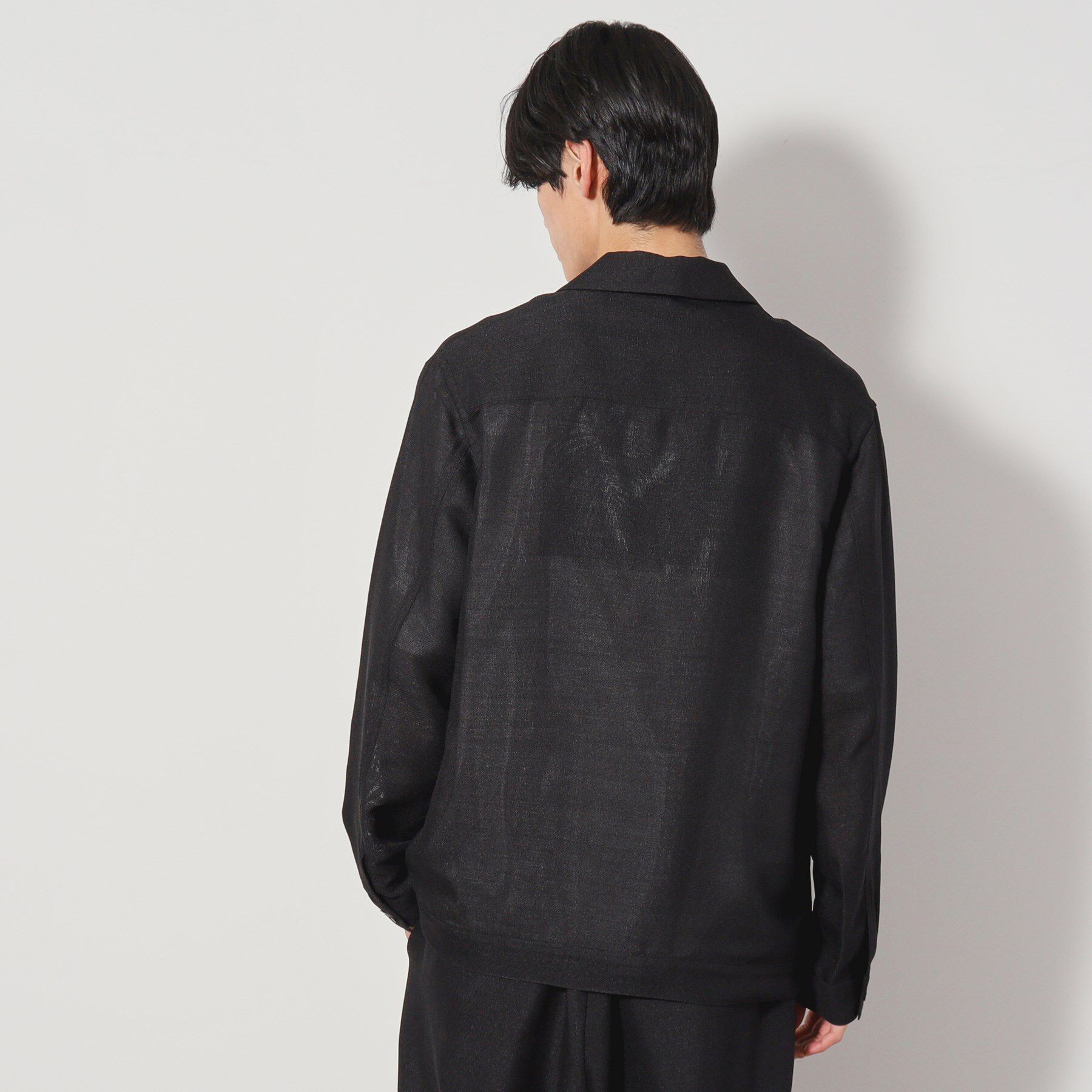 THE SHOP TK「パナマメッシュ シャツジャケット セットアップ可」|ブルゾン・スタジャン|