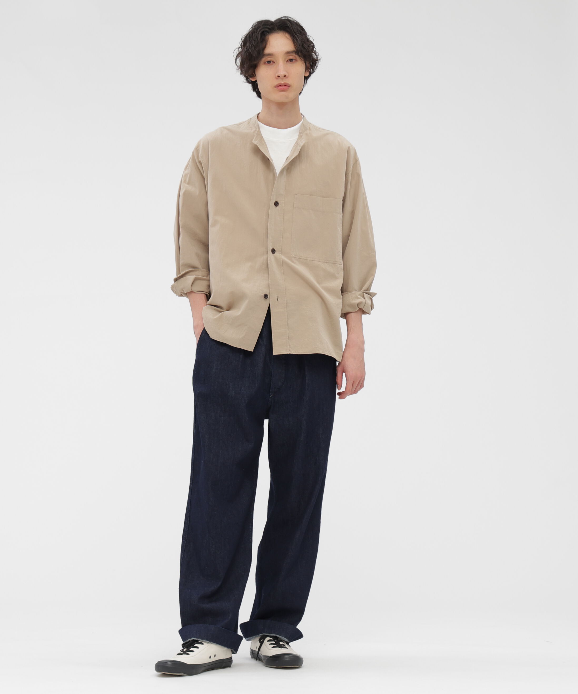 MHL.「WASHED DRY COTTON LINEN SHIRT」|シャツ・ブラウス|