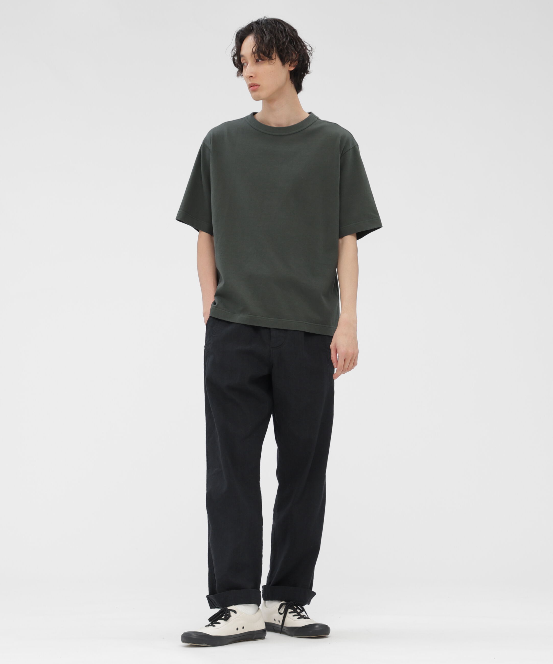 MHL.「RAW SLUB COTTON JERSEY TOP」|Tシャツ・カットソー|