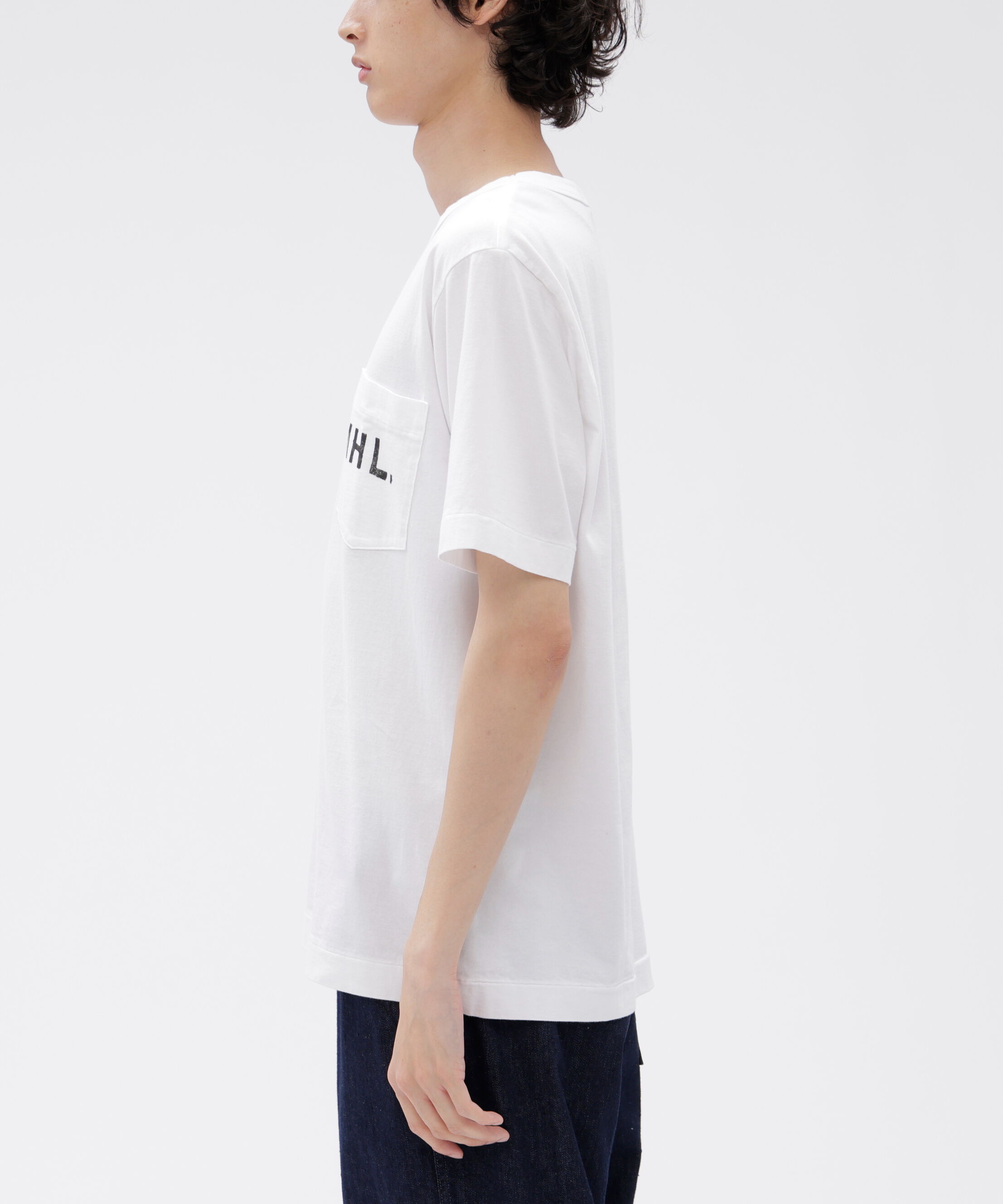 MHL.「PRINTED COTTON JERSEY TOP」|Tシャツ・カットソー|