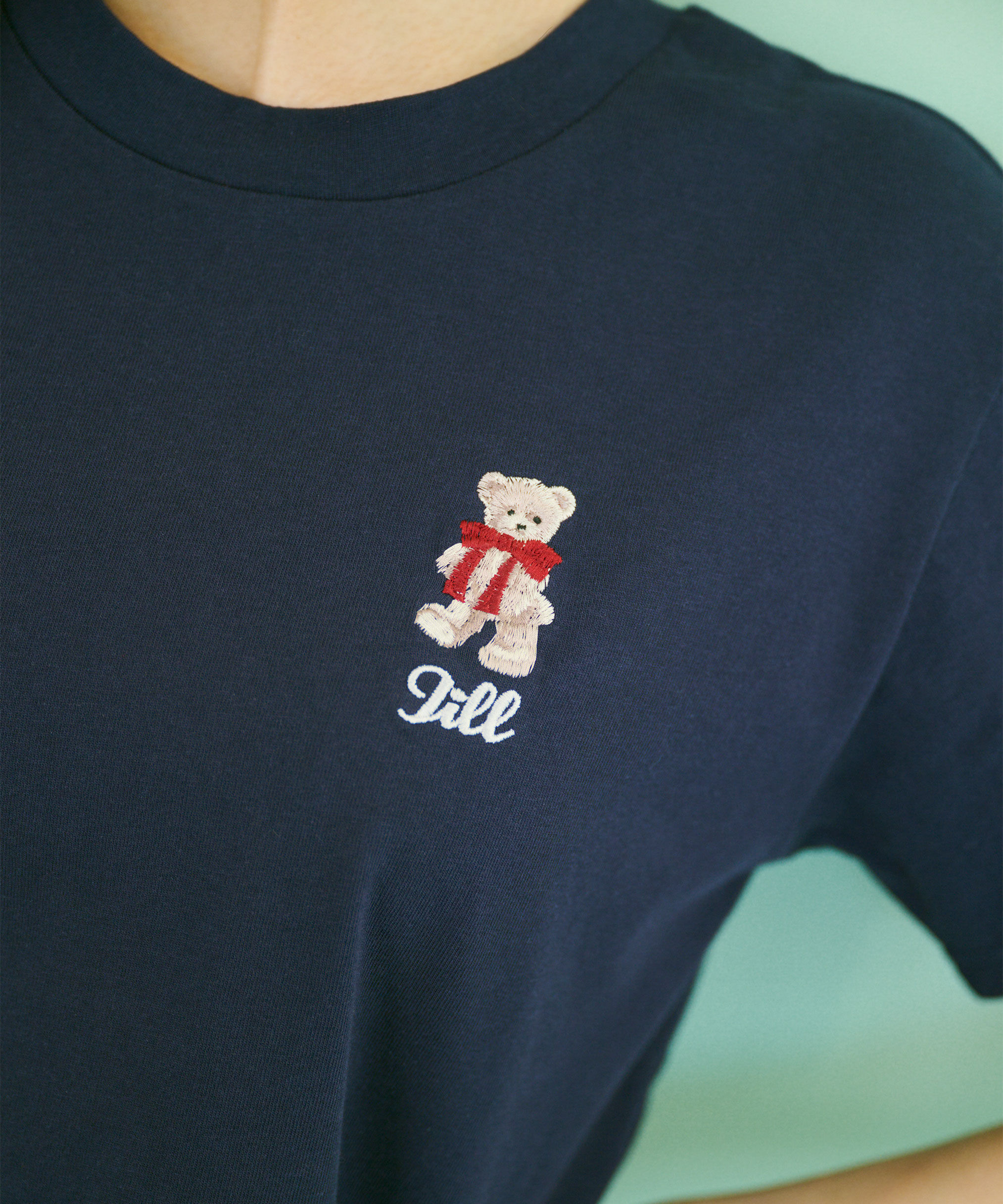  「＜BEARシリーズ＞刺繍Tシャツオーガニックコットン」|Tシャツ・カットソー|