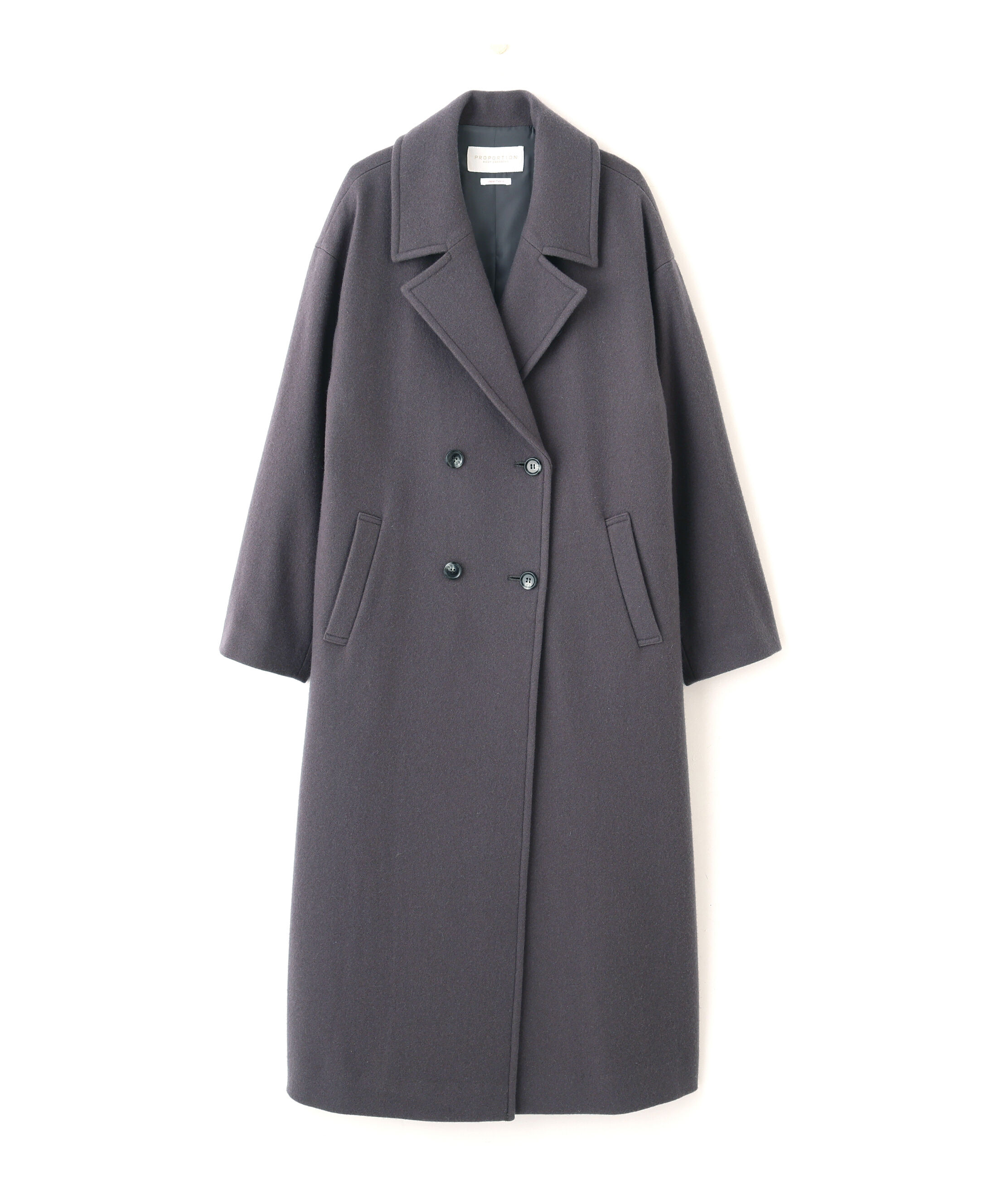 PROPORTION BODY DRESSING「ダブル釦チェスターコート 25AW」|その他|