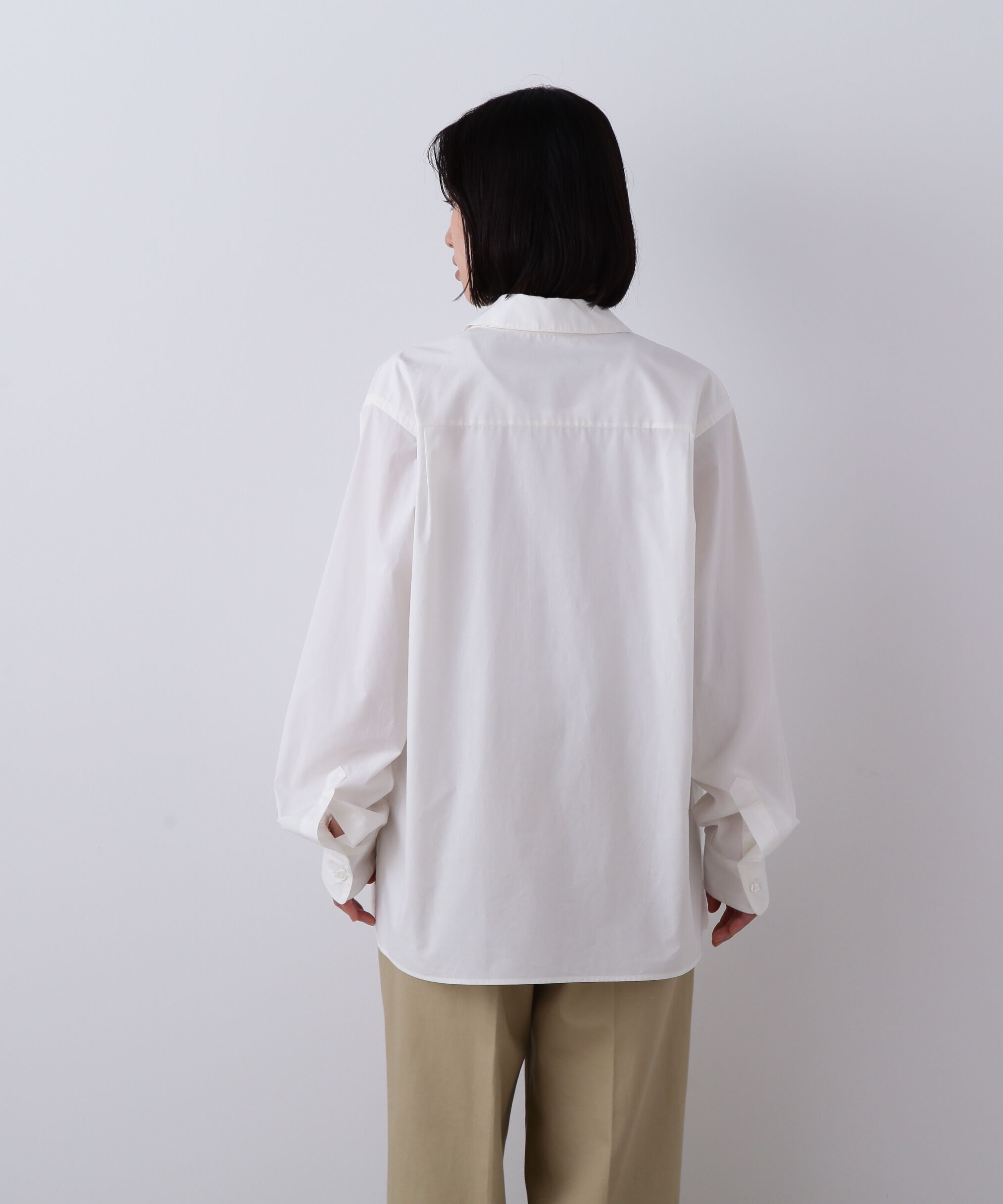 YLEVE 「YLEVE / COTTON SILK TYPEWRITER SKIPPER SHIRT」|シャツ・ブラウス|