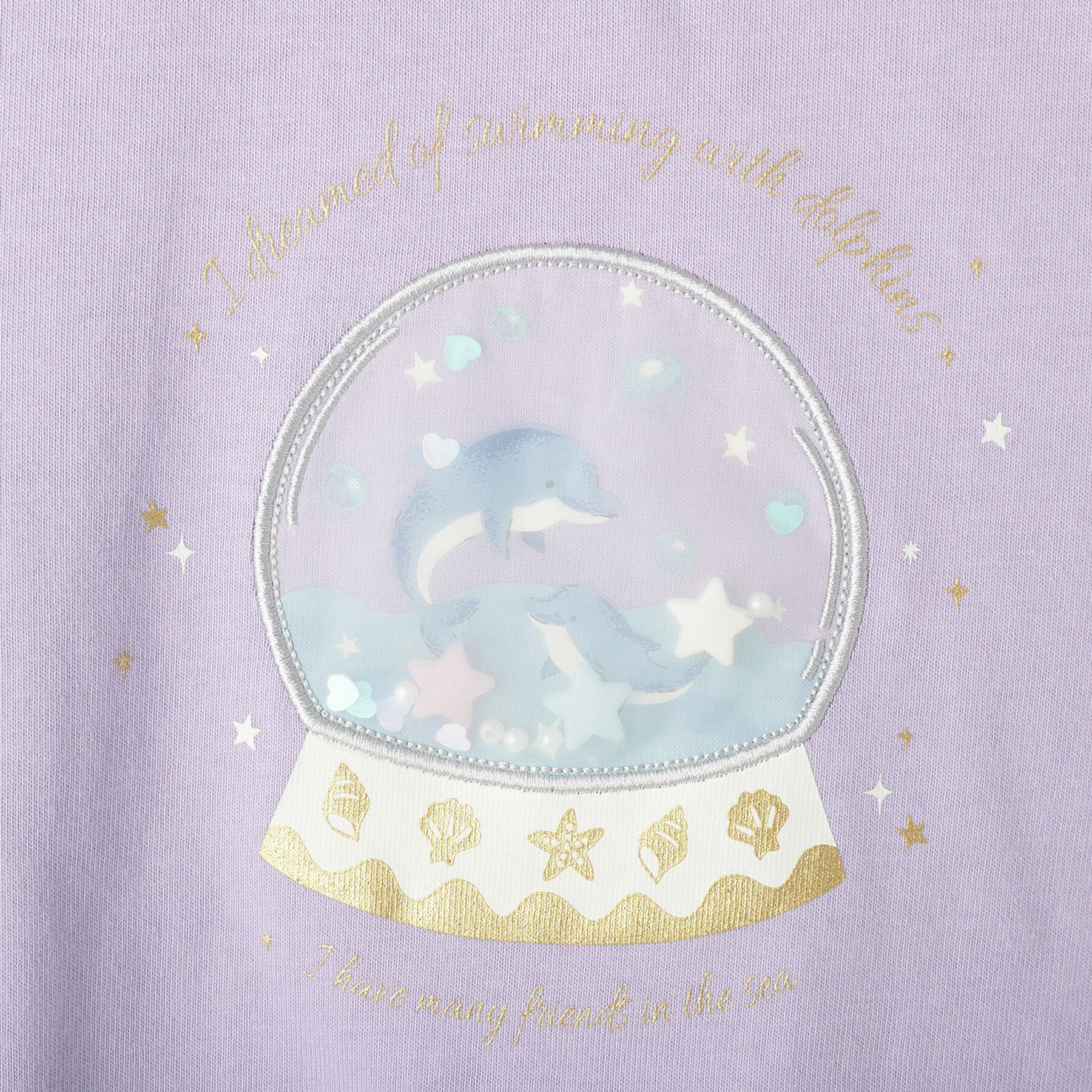 SHOO･LA･RUE「【100-150cm】スノードームオーガンジーTシャツ」|Tシャツ・カットソー|