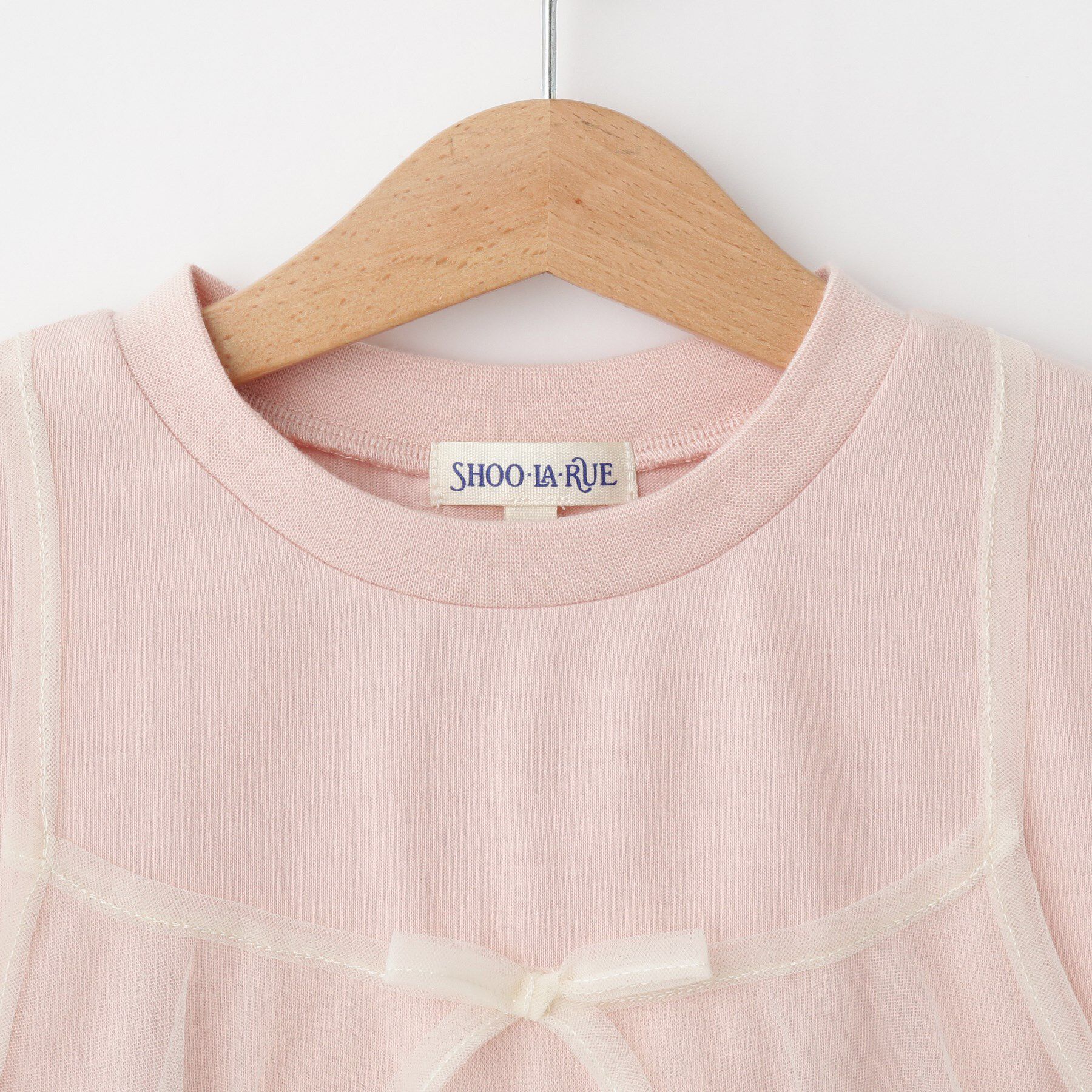 SHOO･LA･RUE「【100-120cm】チュールキャミTシャツ」|Tシャツ・カットソー|