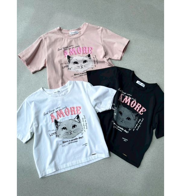 CALNAMUR「CAT Tシャツ」|Tシャツ・カットソー|