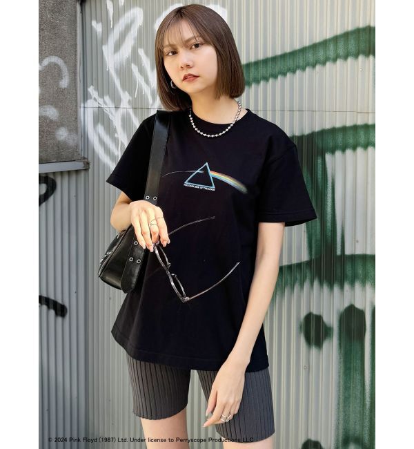MURUA「【PINK FLOYD】prism oversize Tシャツ」|Tシャツ・カットソー|ブラック