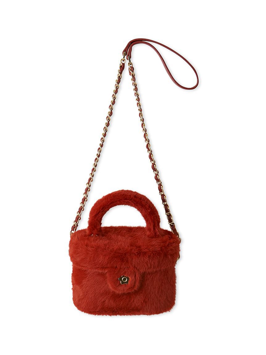 LILY BROWN「【限定カラー】【LILY BROWN&times;MARY QUANT】デイジーバニティバッグ」|ショルダー・メッセンジャー|RED