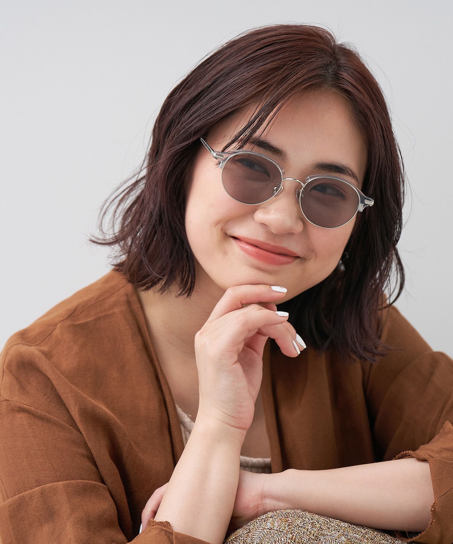  「ボストン型 サングラス｜TREND SUNGLASSES」|サングラス|ブルー