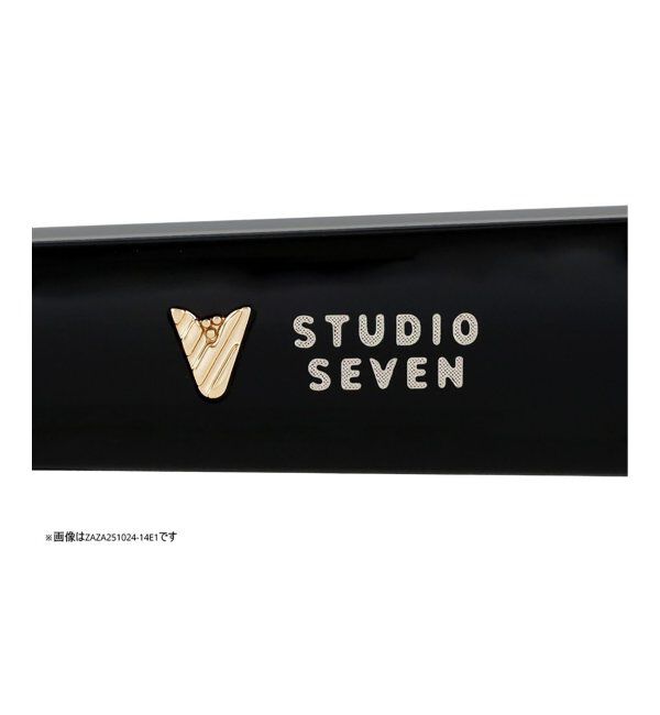  「Zoff｜STUDIO SEVEN｜ウェリントン型 メガネ 太縁フレーム 黒縁｜伊達メガネ 度付きメガネ レンズ交換券付」|メガネ|