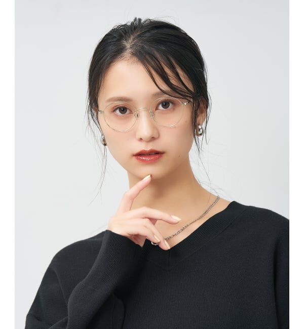  「ボストン型 メガネ | 中顔面短縮みえメガネ 小さめサイズ 眼鏡 伊達メガネ Zoff｜CLASSIC レンズ交換券付」|メガネ|