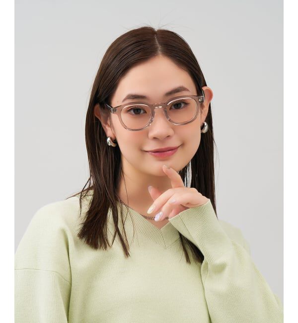  「Zoff｜JOURNAL STANDARD relume ジャーナルスタンダードレリューム  ボストン型 メガネ |  レンズ交換券付」|メガネ|