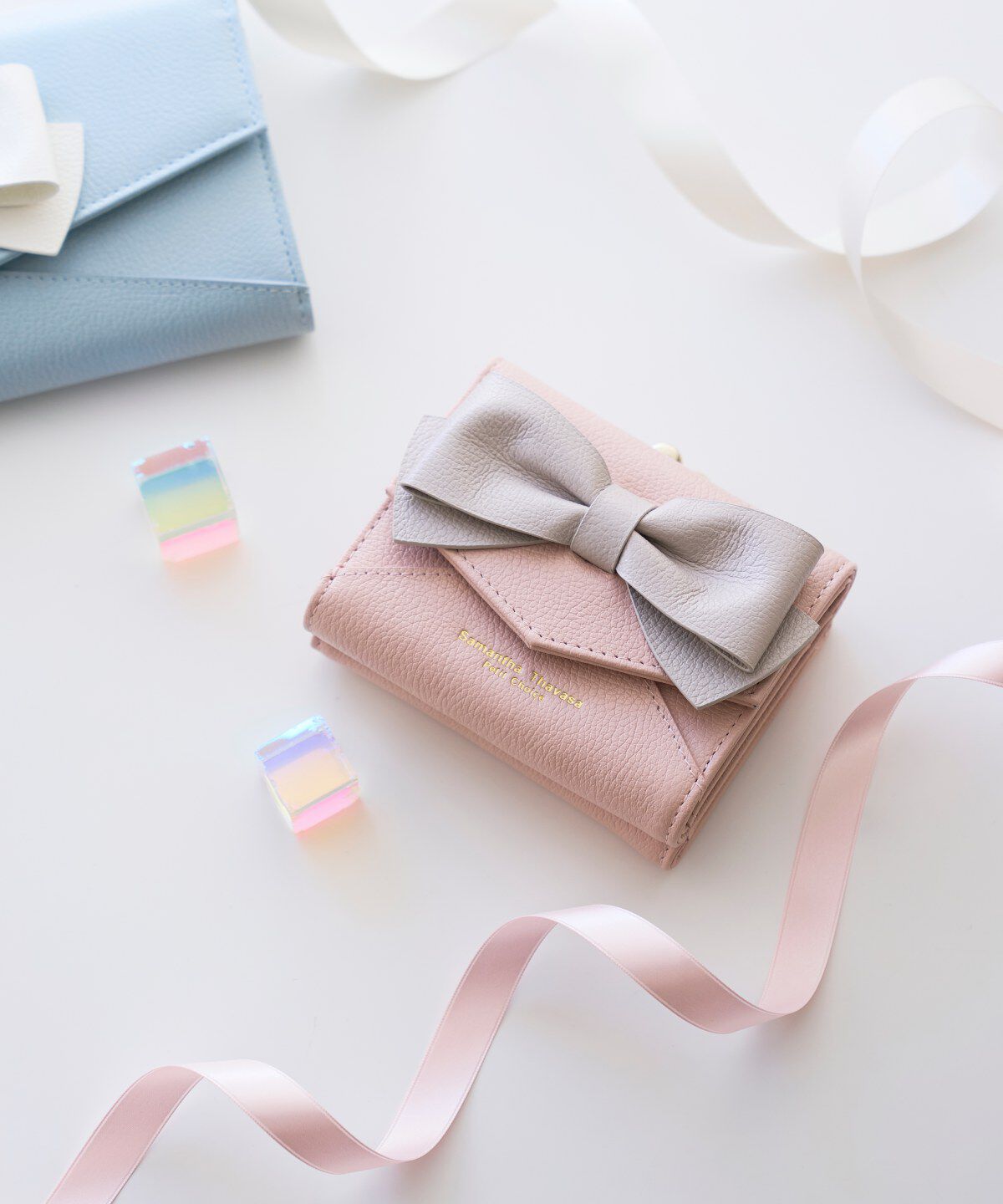 Samantha Thavasa Petit Choice「ビッグリボン 折財布」|財布|ﾋﾟﾝｸﾍﾞｰｼﾞｭ