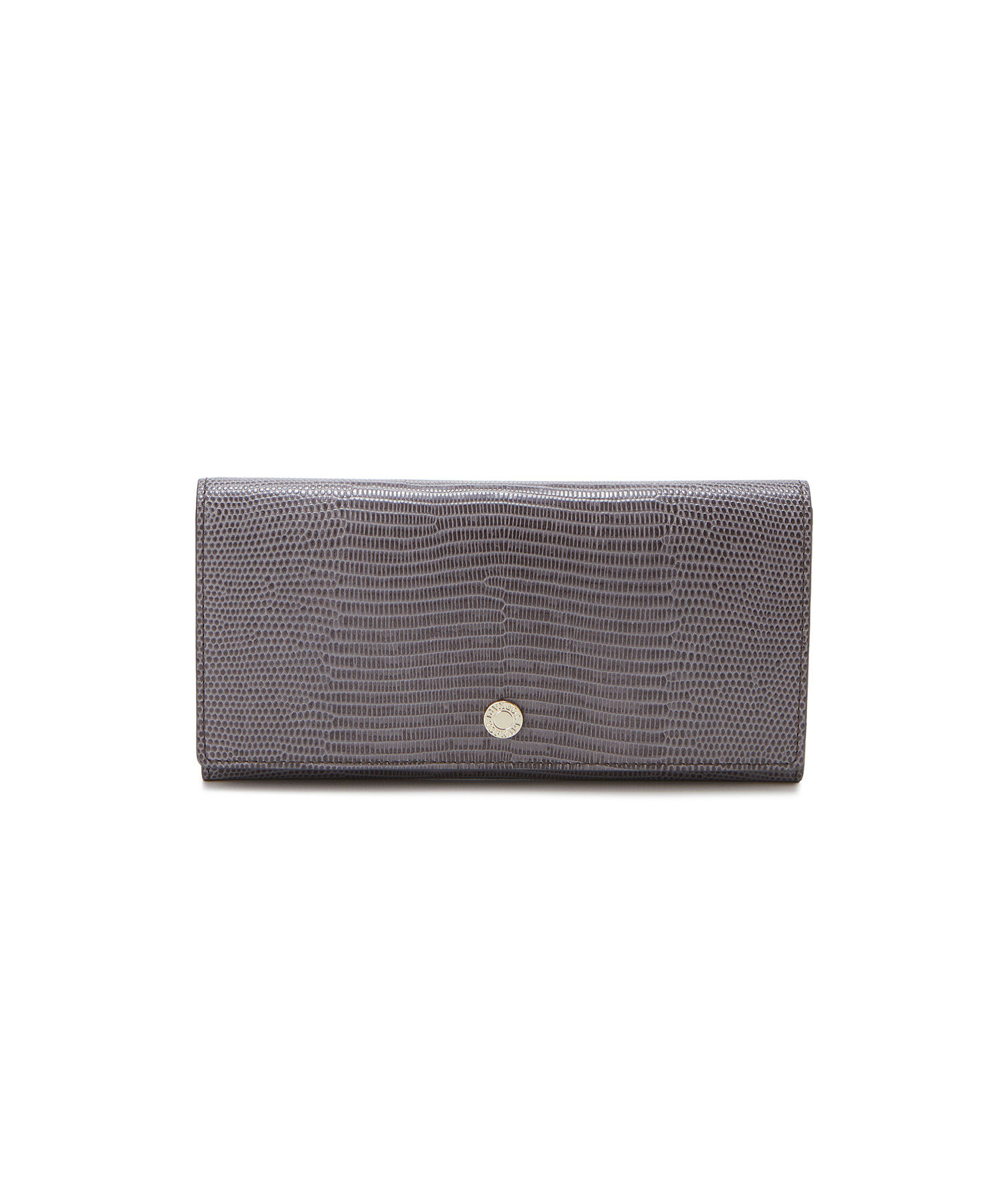 TOPKAPI 「【TOPKAPI】 イタリアンレザー リザード型押し 長財布 LUCIA ルチア」|財布|ミディアムグレー
