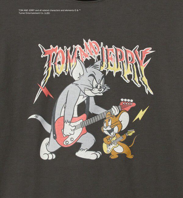 UNITED ARROWS green label relaxing「【別注】＜URBAMENT＞TOM and JERRY リンガーTシャツ / キッズ 140cmー150cm」|Tシャツ・カットソー|