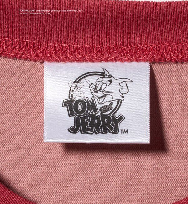UNITED ARROWS green label relaxing「【別注】＜URBAMENT＞TOM and JERRY リンガーTシャツ / キッズ 140cmー150cm」|Tシャツ・カットソー|