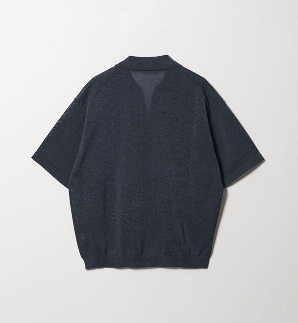 BEAUTY&YOUTH UNITED ARROWS「シャイン ギマ スキッパー ポロニット ウォッシャブル」|ニット・セーター|