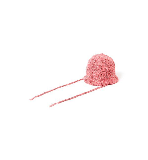 Ray BEAMS 「HICOSAKA / Cable Hat」|ハット|RED