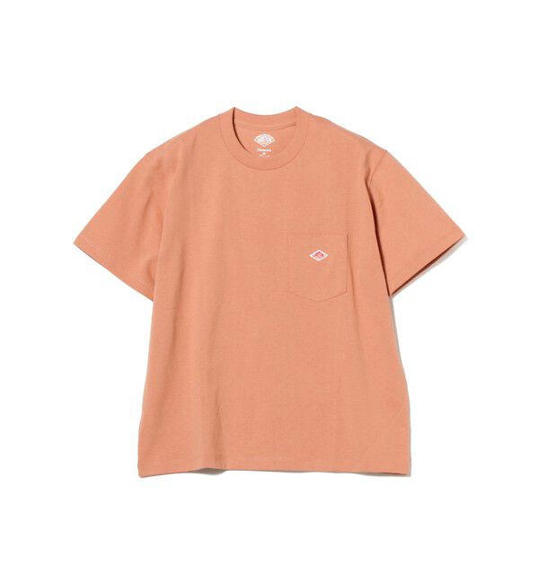 Ray BEAMS 「DANTON / ポケット Tシャツ　　26SS  洗濯可 ロゴオーバーサイズ リラックス メンズライク ダントン」|Tシャツ・カットソー|BEIGE_PINK