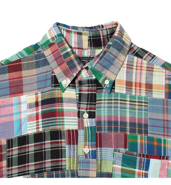 BEAMS PLUS「B.D. Pullover Classic-fit Patchwork Madras Multi」|シャツ・ブラウス|
