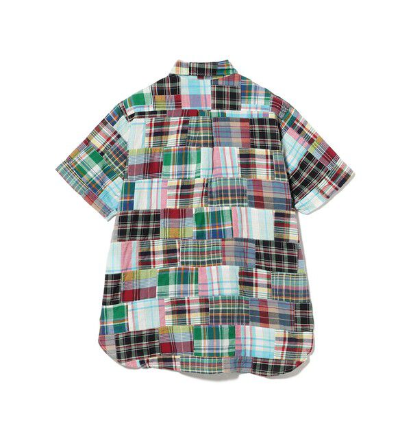 BEAMS PLUS「B.D. Pullover Classic-fit Patchwork Madras Multi」|シャツ・ブラウス|