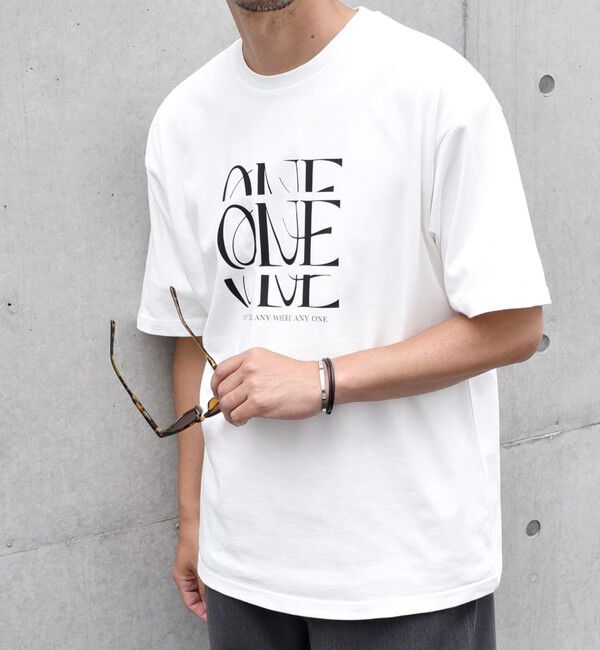 SHIPS any「SHIPS any: センチュリーフォント ミュージアム Tシャツ◇」|Tシャツ・カットソー|