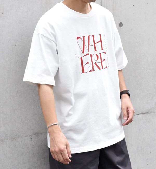 SHIPS any「SHIPS any: センチュリーフォント ミュージアム Tシャツ◇」|Tシャツ・カットソー|