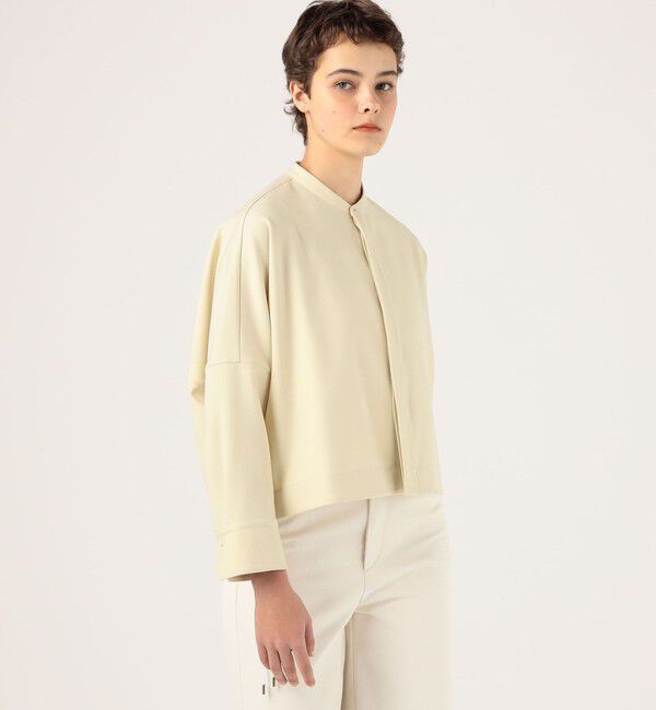 MACPHEE「【WEB限定】ポリエステルフラノ コクーンシャツ」|シャツ・ブラウス|