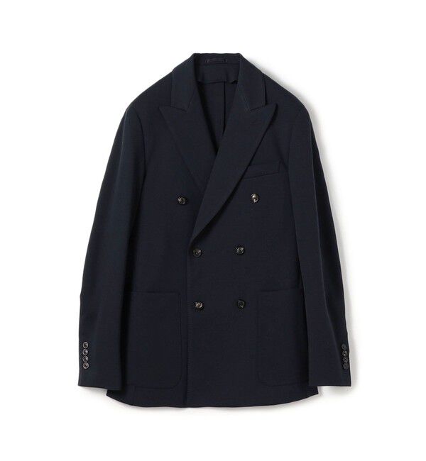 TOMORROWLAND MENS「ウールナイロン  ダブルブレステッド6Bジャケット DONDY」|テーラードジャケット|69 ネイビー
