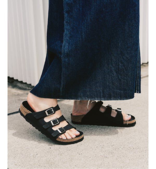 SLOBE IENA「BIRKENSTOCK/ビルケンシュトック SLOBE別注 Florida FR LENB Black 1032569」|サンダル|
