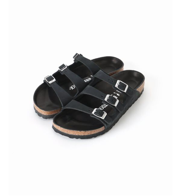SLOBE IENA「BIRKENSTOCK/ビルケンシュトック SLOBE別注 Florida FR LENB Black 1032569」|サンダル|