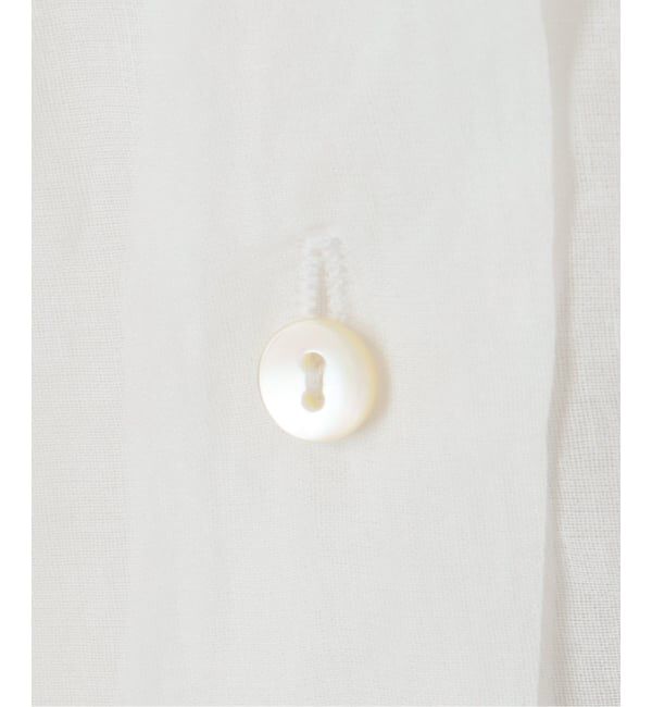 IENA LA BOUCLE「IENA LA BOUCLE エンブロイダリーコットンオーガンジーシャツ」|シャツ・ブラウス|