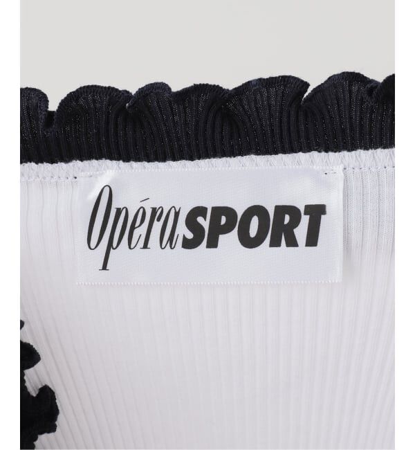 SLOBE IENA「Opera SPORT/オペラスポーツ フリルタンクトップ ROSALIE SEAMLES S TOP」|タンクトップ|