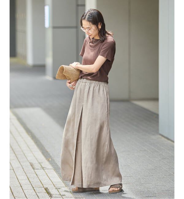JOURNAL STANDARD「《WEB限定追加》リネン タックキュロット」|その他|