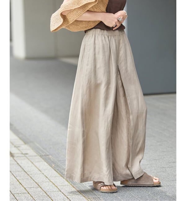 JOURNAL STANDARD「《WEB限定追加》リネン タックキュロット」|その他|