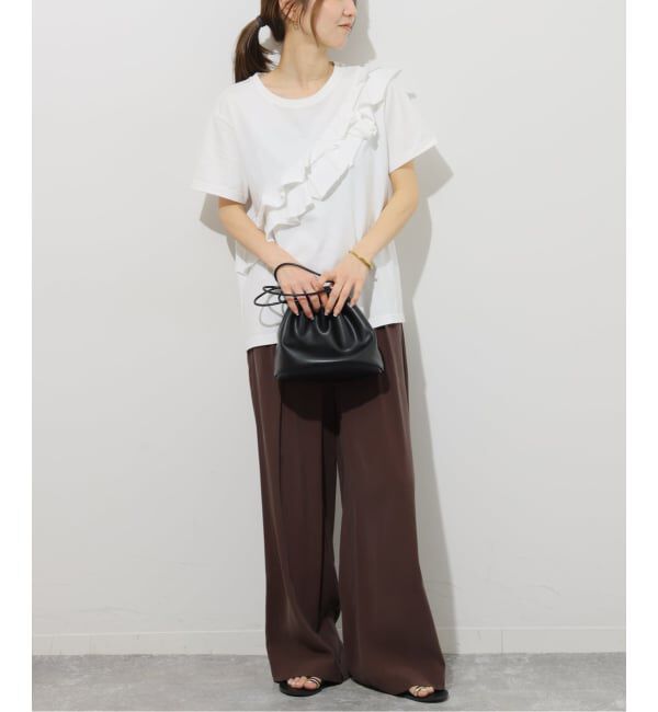 JOURNAL STANDARD relume「《WEB限定追加2》アシンメトリーフリルTEE」|Tシャツ・カットソー|